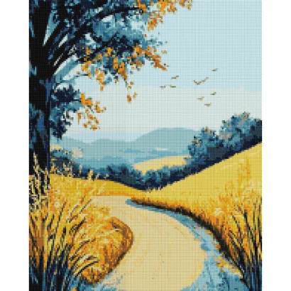 Алмазна мозаїка "Польова дорога" DBS1267, 40х50 см