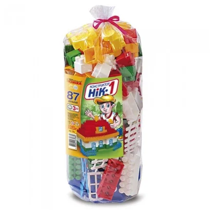 Конструктор з великими деталями &quot;НІК - 1&quot; 70880, 87 запчастин