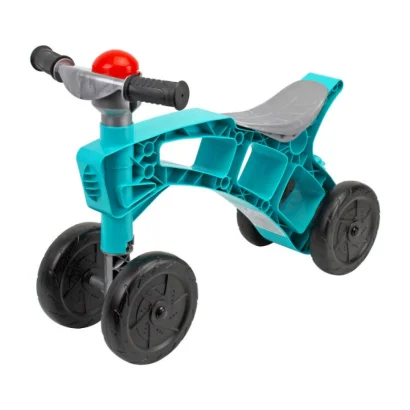 Дитяча каталка-ролоцикл 1669TXK пластик, бірюзовий