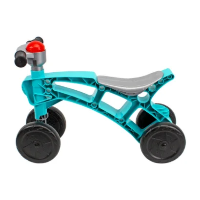 Дитяча каталка-ролоцикл 1669TXK пластик, бірюзовий