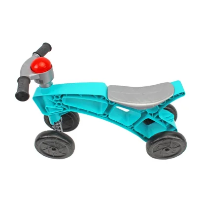 Дитяча каталка-ролоцикл 1669TXK пластик, бірюзовий