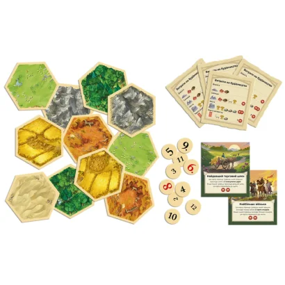 Стратегічна настільна гра CATAN R100UA від 10 років, 3-4 гравця