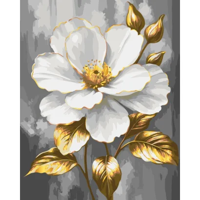 Картина за номерами "Дорогоцінна простота" 13173-AC з металізованими фарбами 40х50 см