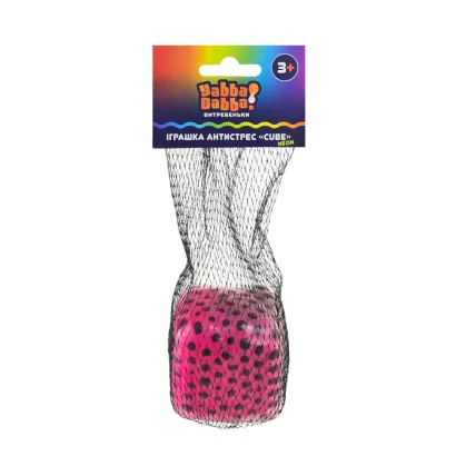 Антистрес Неоновий куб із кульками YD2565(Pink) 5&times;5&times;5 см