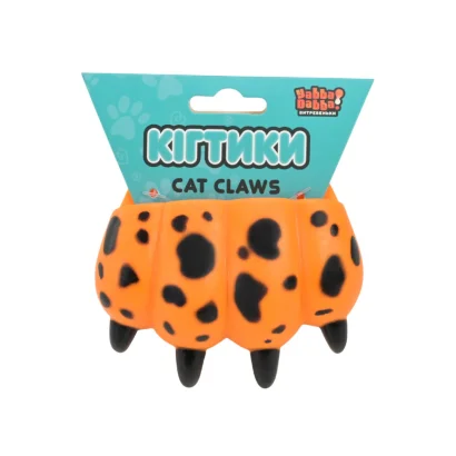 Антистрес дитячий Кігтики Cat Claws YD2576(Orange-Black) 9 см
