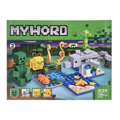 Конструктор дитячий Майнкрафт Marsh 3129-2 пластик, 106 деталей