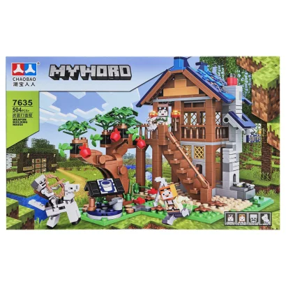 Конструктор дитячий Майнкрафт 7635 пластик, 504 деталі