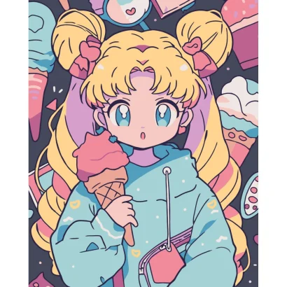 Картина за номерами "Сейлор Мун" 16133-AC 40х50 см