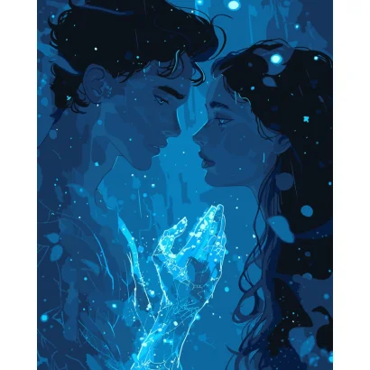 Картина за номерами "У погляді, де я гублюсь" &copy;arttem_illustration 10407-AC 40х50 см