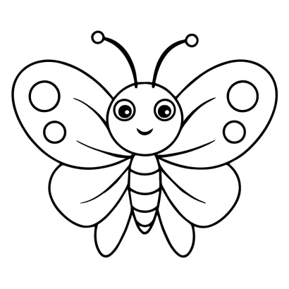 Розпис по полотну пальчиковими фарбами "Файний метелик" 15622-AC 25х25 см