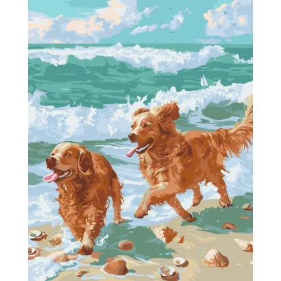 Картина за номерами "Грайливий бриз" &copy;arttem_illustration 11738-AC 40х50 см