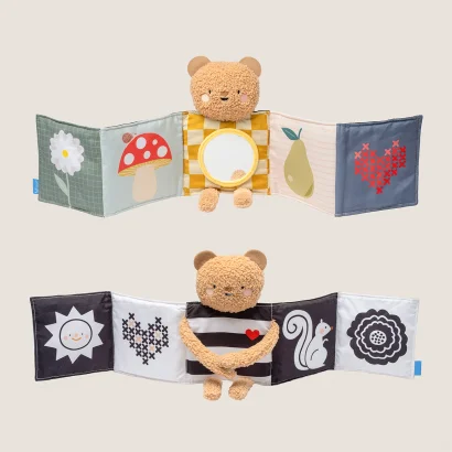 Розвивальна книжка-розкладушка 2-в-1 &ndash; ОБІЙМИ ВЕДМЕДИКА