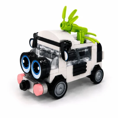 Дитячий конструктор Panda Bus BB121E-C серії "Animal Bus", 101 деталь