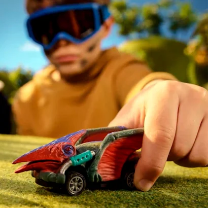 Колекційна машинка в коробочці - JURASSIK CAR (у диспл.)