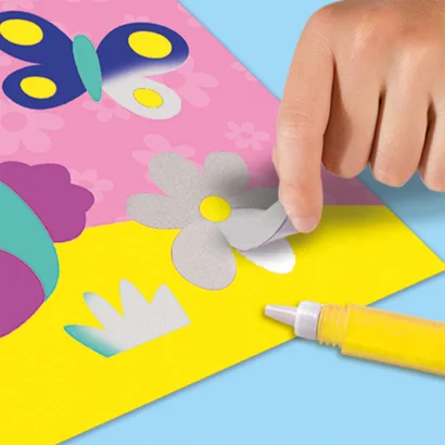 Набір для творчості з кольоровим піском &ndash; ЛІСОВІ ТВАРИНИ