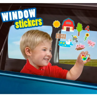 Набір наліпок на вікна - ВЕСЕЛА ФЕРМА
