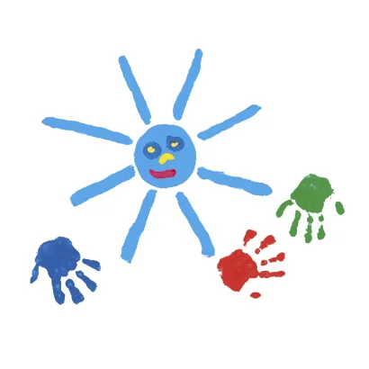 Пальчикові фарби серії "My first" -  ЮНИЙ ХУДОЖНИК (4 кольори, у пластикових баночках)