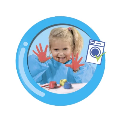 Пальчикові фарби серії "My first" -  ВІДБИТОК (3 кольори у пластикових баночках, малюнки)