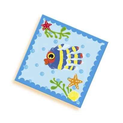 Пальчикові фарби серії "My first" -  ВІДБИТОК (3 кольори у пластикових баночках, малюнки)