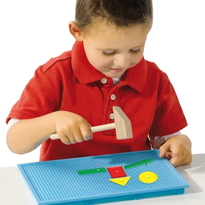 Набір для творчості серії «My first» - ВПРАВНИЙ МОЛОТОЧОК (молоток, дошка, фігури)