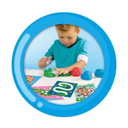 Набір для ліплення серії &laquo;My first&raquo; &ndash; КУМЕДНІ ТВАРИНИ (3 кольори, картки з тваринами)