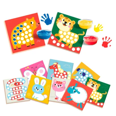 Набір для малювання серії "My first" &ndash; МОЇ ПЕРШІ ПАЛЬЧИКОВІ МАЛЮНКИ (3 фарби, 10 картинок-розмальов.)