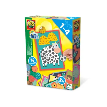 Набір для творчості серії «My first» - ВГАДАЙ ТВАРИНУ (картки з тваринами, наліпки)