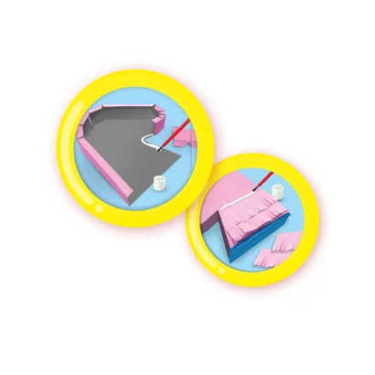 Набір для творчості з пін'ятою - КАЗКОВИЙ ЄДИНОРІГ (елементи для пін'яти з картону, аксесуари)