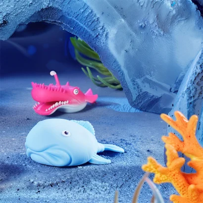 Стретч-іграшка у вигляді тварини - ПІДВОДНІ ВОЛОДАРІ. МОРЕ ТА БЕЗОДНЯ (в диспл.)