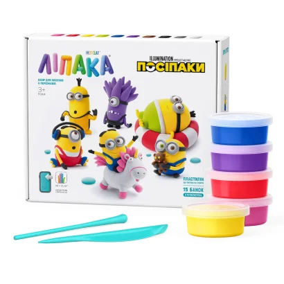 Меганабір пластиліну, що самостійно твердіє, ЛІПАКА &ndash; ПОСІПАКИ
