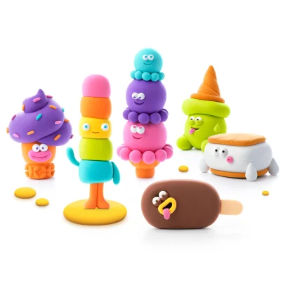 Меганабір пластиліну, що самостійно твердіє, ЛІПАКА &ndash; ФАЙНІ МОРОЗИВКА