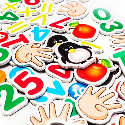 Дитяча настільна гра &quot;Математика магнітна з дошкою&quot; VT5412-02 цифри на магнітах