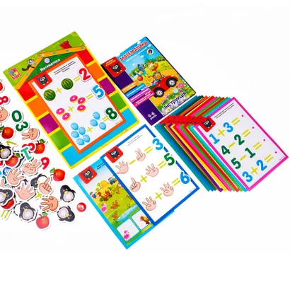Дитяча настільна гра &quot;Математика магнітна з дошкою&quot; VT5412-02 цифри на магнітах