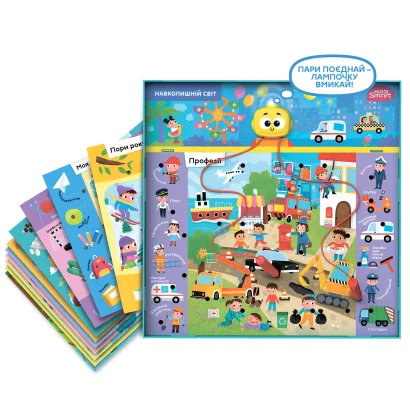 Електронна логічна гра KIDDI SMART &ndash; ВІКТОРИНА НАВКОЛИШНІЙ СВІТ S2