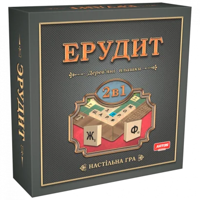 Настільна гра &quot;Ерудит&quot; 0987 дерев'яна