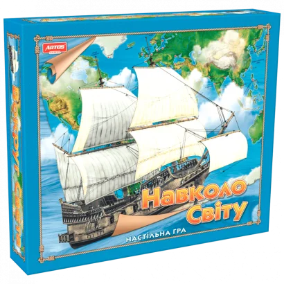 Настільна гра &quot;Навколо світу&quot; 0246 укр. мовою