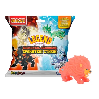 Стретч-іграшка у вигляді тварини серії "LEGEND OF ANIMALS МАКСІ" &ndash; ХРАНИТЕЛІ СТИХІЙ (у диспл.)