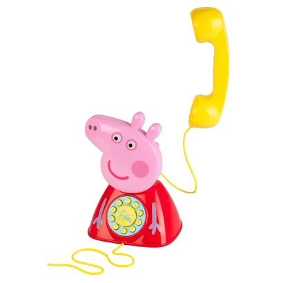 Іграшка-каталка на мотузочці PEPPA - ТЕЛЕФОН ПЕППИ