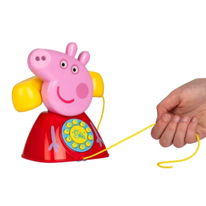 Іграшка-каталка на мотузочці PEPPA - ТЕЛЕФОН ПЕППИ