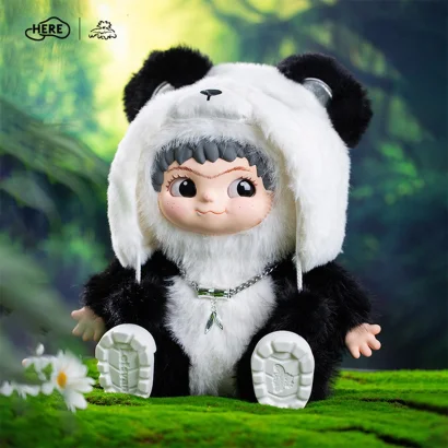 М'яка іграшка лімітована POP TOP Letsvan серії "Wakuku" - ПАНДА 800% (37 см, в ас.)