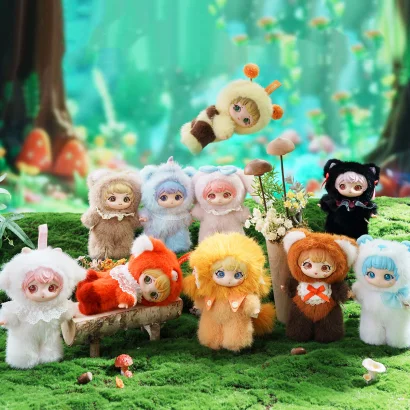 Колекційна м&rsquo;яка іграшка з кільцем POP TOP Letsvan серії "Ziyuli" - ПАТІ ЗВІРЯТОК (у дисп., в ас.)