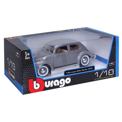 Автомодель - VOLKSWAGEN K&Auml;FER BEETLE (1955) (сірий, 1:18)