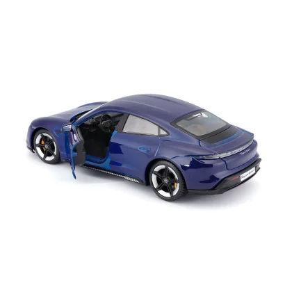 Автомодель - PORSCHE TAYCAN TURBO S (асорті синій, білий, 1:24)