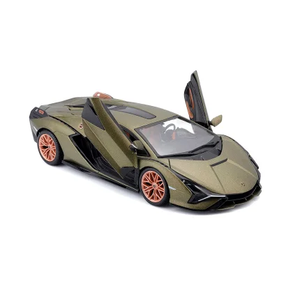 Автомодель - LAMBORGHINI SI&Aacute;N FKP 37  (асорті зелений металік, червоний металік, 1:24)