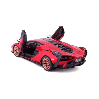 Автомодель - LAMBORGHINI SI&Aacute;N FKP 37  (асорті зелений металік, червоний металік, 1:24)