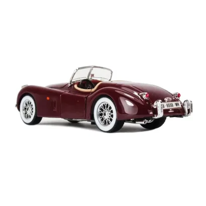 Автомодель - JAGUAR XK 120 (1951) (асорті вишневий, сріблястий, 1:24)