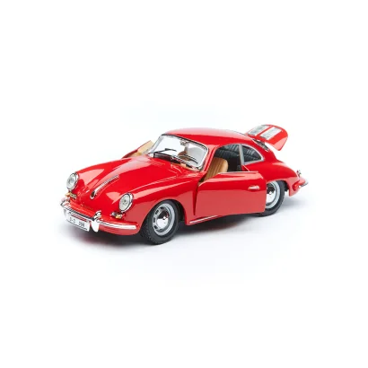 Автомодель - PORSCHE 356B (1961) (асорті слонова кістка, червоний, 1:24)