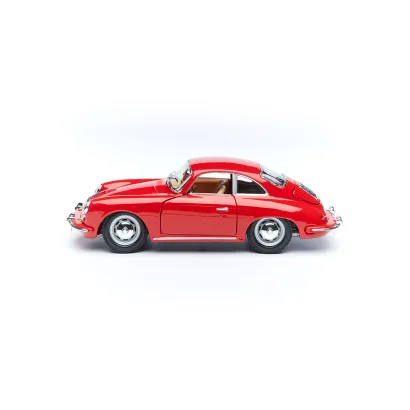 Автомодель - PORSCHE 356B (1961) (асорті слонова кістка, червоний, 1:24)