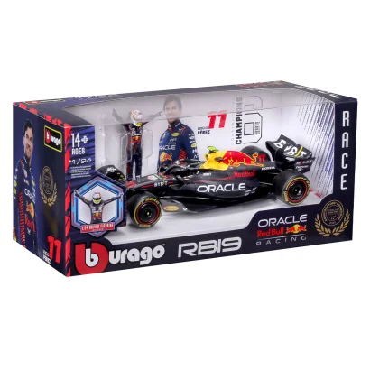 Автомодель з фігуркою - RED BULL RACING RB19 (1:24)