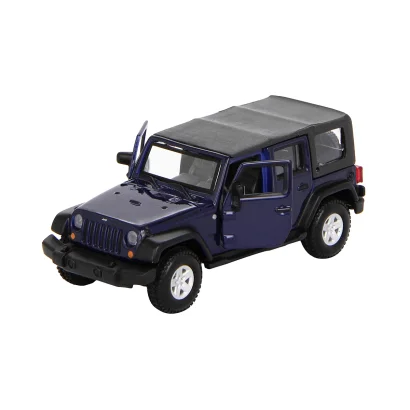 Автомодель - JEEP WRANGLER UNLIMITED RUBICON (асорті зелений металік, темно-синій 1:32)